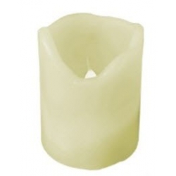 Svietiaca vosková sviečka LED