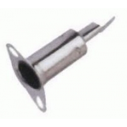 Autoanténna zásuvka kovová do panelu