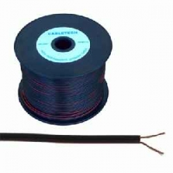 Reproduktorová dvojlinka modro/čierna 2x 0,50mm CU (100m)