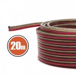 Reproduktorový kábel OXIGEN FREE 2 x 1,0 mm², 20m