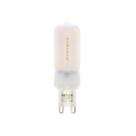 Žiarovka LED G9 7W biela teplá RETLUX RLL 299