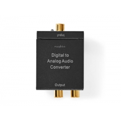 Prevodník 2x CINCH - 1x TOSLINK NEDIS ACON2510BK