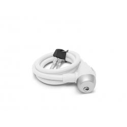 Zámok na bicykel 57077WH biely
