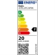 Smart LED reflektor NEDIS WIFILOFC20FBK 20W WiFi Tuya