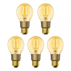 Smart sada LED žiaroviek E27 6W teplá biela WOOX R9078/5 WiFi Tuya