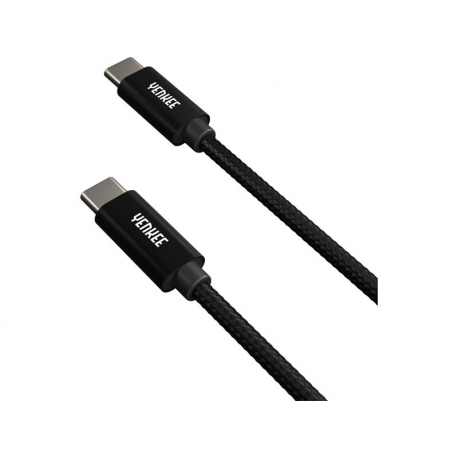 Kábel YENKEE YCU C101 BK USB-C 2.0/USB-C 1m