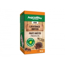 Prípravok proti hmyzu (ploštice, mól, mravec) AgroBio Atak Provecta 50ml