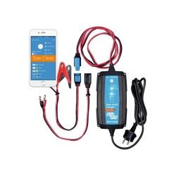  Inteligentná nabíjačka akumulátorov BlueSmart 12V/10A + DC konektor, Bluetooth, IP65
