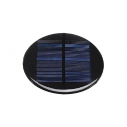Fotovoltaický solárny panel mini 5V/110mA, polykryštalický, priemer 90mm