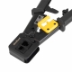 Kliešte krimpovacie RJ45/RJ12/RJ11 pre prechodné konektory