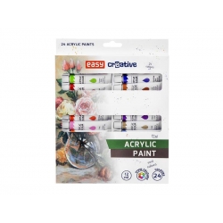 Akrylové farby EASY CREATIVE 24 farieb 12ml