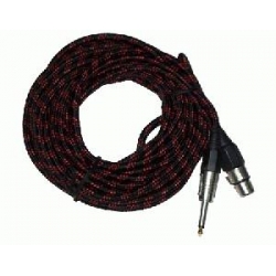 Prepojovací kábel zásuvka XLR / Jack 6,3mm,dĺžka 5m