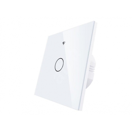 Smart vypínač osvetlenia MOES WS-EU1-RFW-N 1-tlačítkový WiFi Tuya