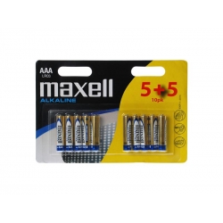 Batéria AAA (R03) alkalická MAXELL 10ks / blister