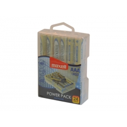 Batéria AAA (R03) alkalická MAXELL Power Pack 24ks