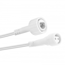 Predlžovací kábel - k LED sveteľnej reťazi - IP44 - 5 m - biela