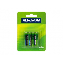 Batéria AAA (LR03) alkalická BLOW Super Heavy Duty 4ks / blister