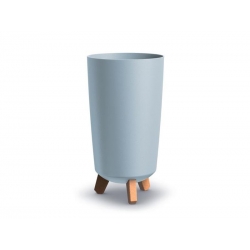 Kvetináč GRACIA TUBUS SLIM svetlo šedý 19,5 cm