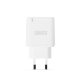 Sieťový adaptér USB + Type-C PD20W rýchle nabíjanie - biely