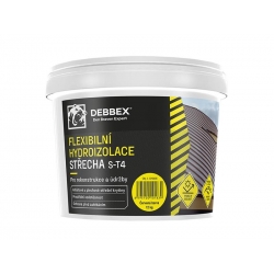 Flexibilná hydroizolácia STRECHA S-T4 DEŇ BRAVEN DEBBEX čierna 5kg
