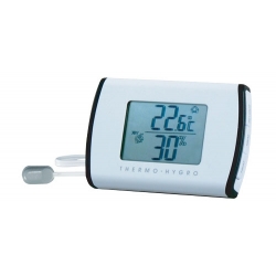 Teplomer digitálny a vlhkomer s externým čidlom na kábli THW301