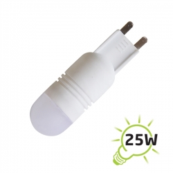 Žiarovka LED G9, 2,5W / 230V - biela teplá (LED)