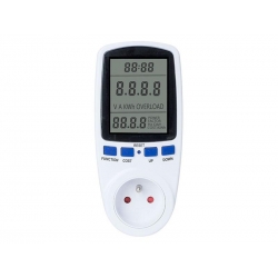 WATTMETER merač spotreby elektrickej energie do zásuvky 230V / 3600W