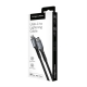 Kábel KRUGER & MATZ KM1267 USB-C/Lightning C94 MFi 1m Black