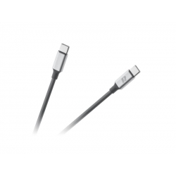 Kábel REBEL RB-6012-100-B USB-C 3.0/USB-C 0,1m Black