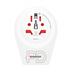 Adaptér cestovný SKROSS C20PD USB Europe pre cudzincov v SR