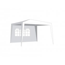 Bočnice pre párty stan HAPPY GREEN 3x3m White - s oknom