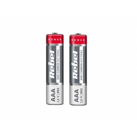 Batéria AAA (R03) Zn-Cl REBEL 2ks / shrink BAT0080