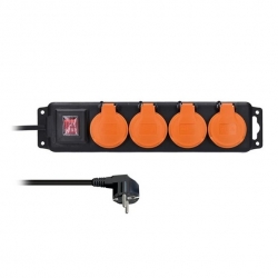 Predlžovací prívod 4 zásuvky 3m SOLIGHT PP332