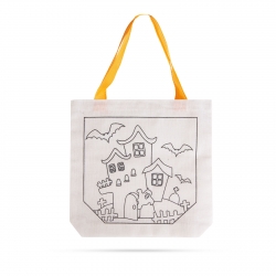Darčeková taška "Vymaľuj si sám" - kaštiel - 4 fixky