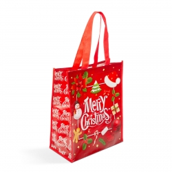 Vianočná nákupná taška - "Merry Christmas" - 27 x 33 x 12 cm