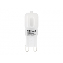 Žiarovka LED G9 2W biela teplá RETLUX RLL 461