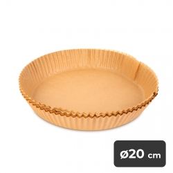 Air fryer papier na pečenie - do teplovzdušnej fritézy - kruh - 20 cm - 50 ks / balenie