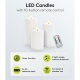 Sviečka LED GOOBAY 64786 Outdoor sada 3ks