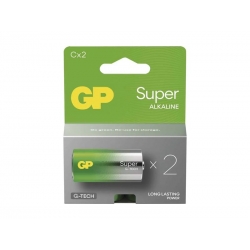 Batéria C (R14) alkalická GP Super 2ks