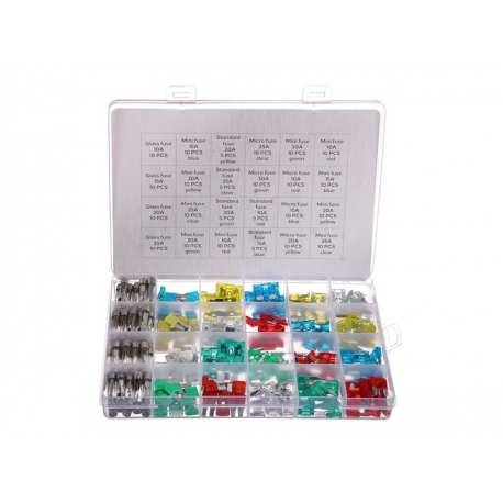 Poistka nožová SIXTOL Mechanic Fuse Set 215 215ks