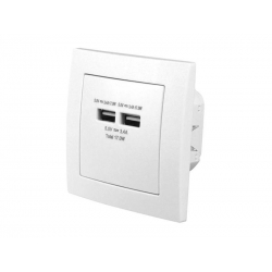 Zásuvka USB LTC LX62U White