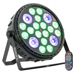 Profesionálne farebné RGBW a UV LED svetlo Ibiza * 120W * DMX512
