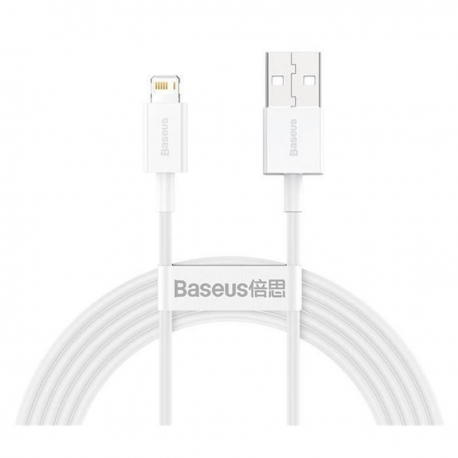 Kábel USB Baseus superior-Lightning iPhone biely 2m