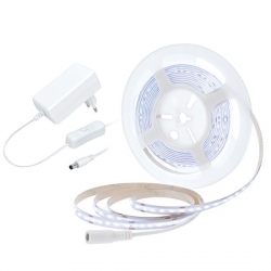 LED pásik 12V IP20 8W/m biela studená (cievka 5m) SOLIGHT WM59-CW