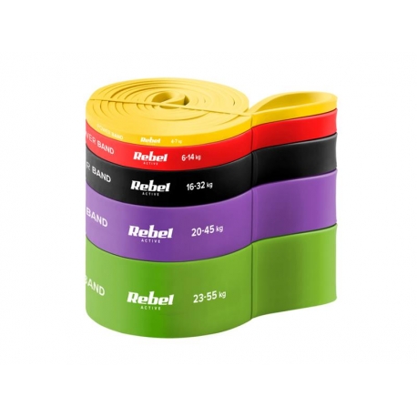 Guma posilňovacia REBEL Active Power Band PTs-1 4-55kg 5ks