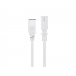 Kábel predlžovací C7/C8 GOOBAY 97200 2m White
