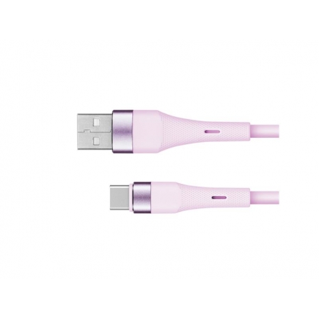 Kábel KRUGER & MATZ KM1268-1P USB/USB-C 1m Pink