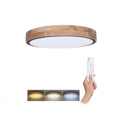 Svietidlo stropné SOLIGHT WO8005 Iron Oak 48W