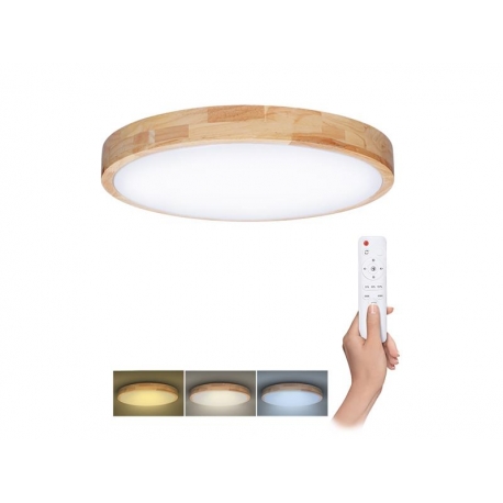 Svietidlo stropné SOLIGHT WO8009 Solid Oak 48W