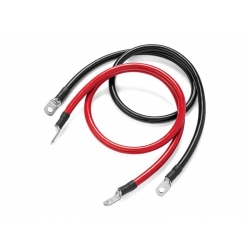Prepojovacie káble pre batérie 30cm 6 AWG (červený + čierny)